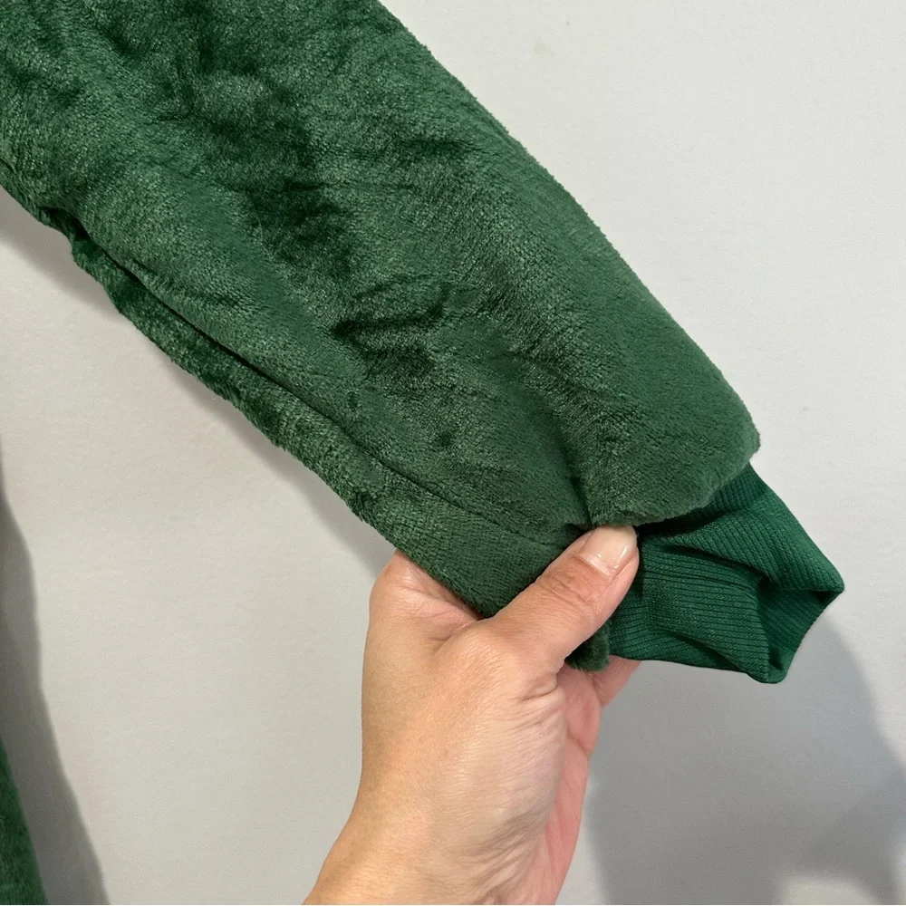 Green Dinosaur Onesie Costume Cosplay Cozy Size Medium - Picture 7 of 14